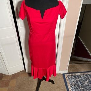 Red Hi Low Dress Brand New
